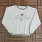 Cleveland Cavaliers Since 1901 Graphic Crewneck | Size Large | Vintage 1990s MLB Baseball Grey Sweater |