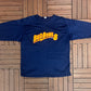 Bud Bowl 1996 Graphic Hockey Jersey | Size X-Large | Vintage 1990s Mesh Blue Jersey |