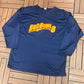 Bud Bowl 1996 Graphic Hockey Jersey | Size X-Large | Vintage 1990s Mesh Blue Jersey |