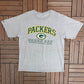 Green Bay Packers Graphic Tee | Size XX-Large | Vintage 1990s NFL Football Grey T-Shirt |