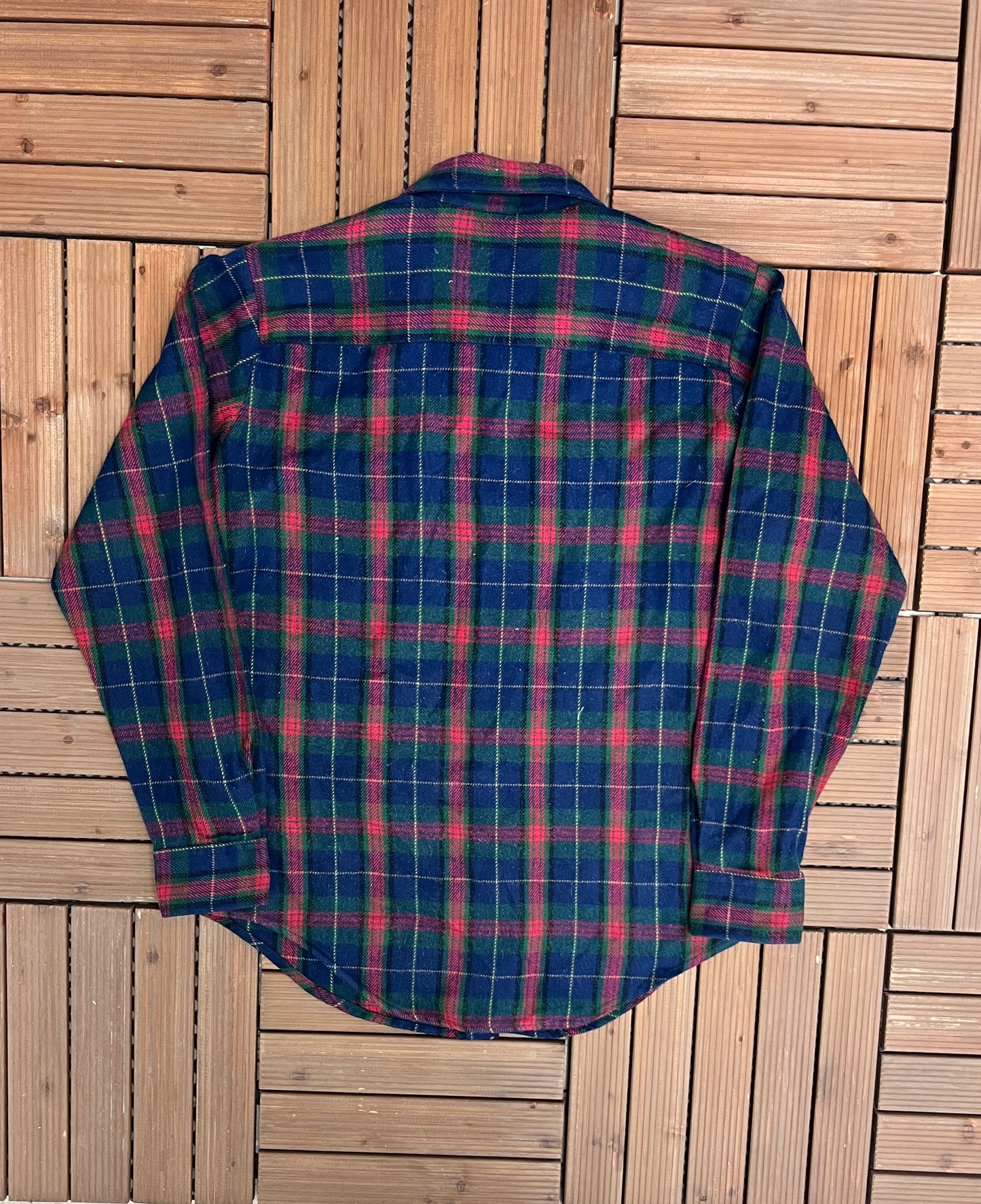 Timber Run Plaid Button Down Flannel Shirt | Size Large | Vintage 2000s Colourful Plaid Button Down Flannel | Free Shipping to USA |