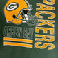 Green Bay Packers Graphic Tee | Size Large | Vintage 1990s NFL Football Single Stitch Green T-Shirt | Made in USA |