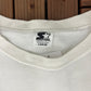 Cleveland Indians American League Graphic Tee | Size Large | Vintage 1990s Starter MLB Long Sleeve White T-Shirt | Free Shipping to USA |