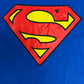 Superman Logo Graphic Tee | Size X- Large | Vintage 1990s Blue Promotional Comic Superhero T-Shirt |