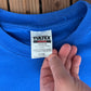 Superman Logo Graphic Tee | Size X- Large | Vintage 1990s Blue Promotional Comic Superhero T-Shirt |