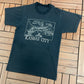 Kansas City Graphic Tee | Size Medium | Vintage 1990s Tourist Black T-Shirt |