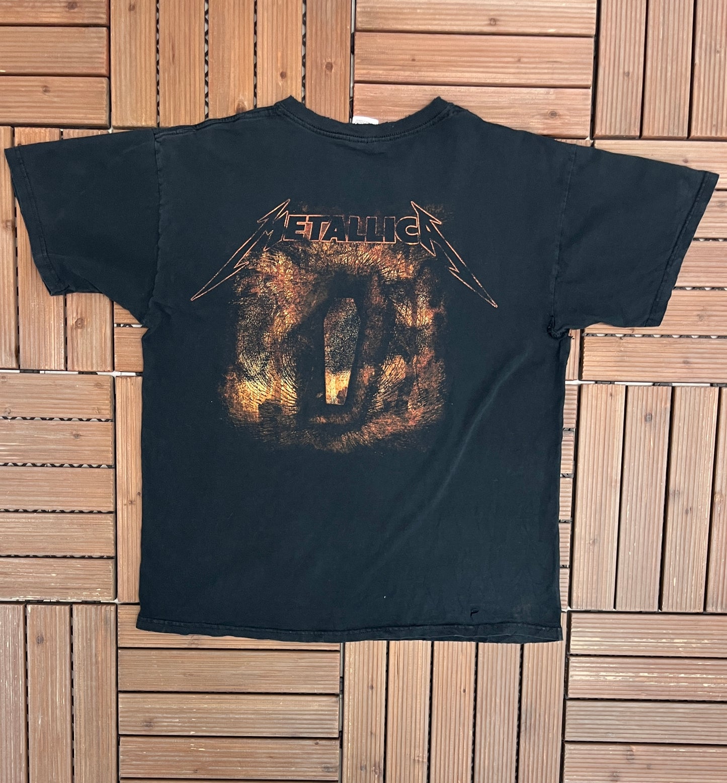 Metallica Death Magnetic Graphic Tee | Size Large | Vintage 2000s Rock Band Black T-Shirt | Free Shipping to USA |