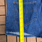 Remingtons Medium Blue Denim Jean Vests Jacket | Size Large | Vintage 1990s Branded Blue Vest |