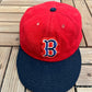 Boston Red Sox Wool Graphic Hat | Size X-Large | Vintage 1990s MLB Baseball Red Cap |