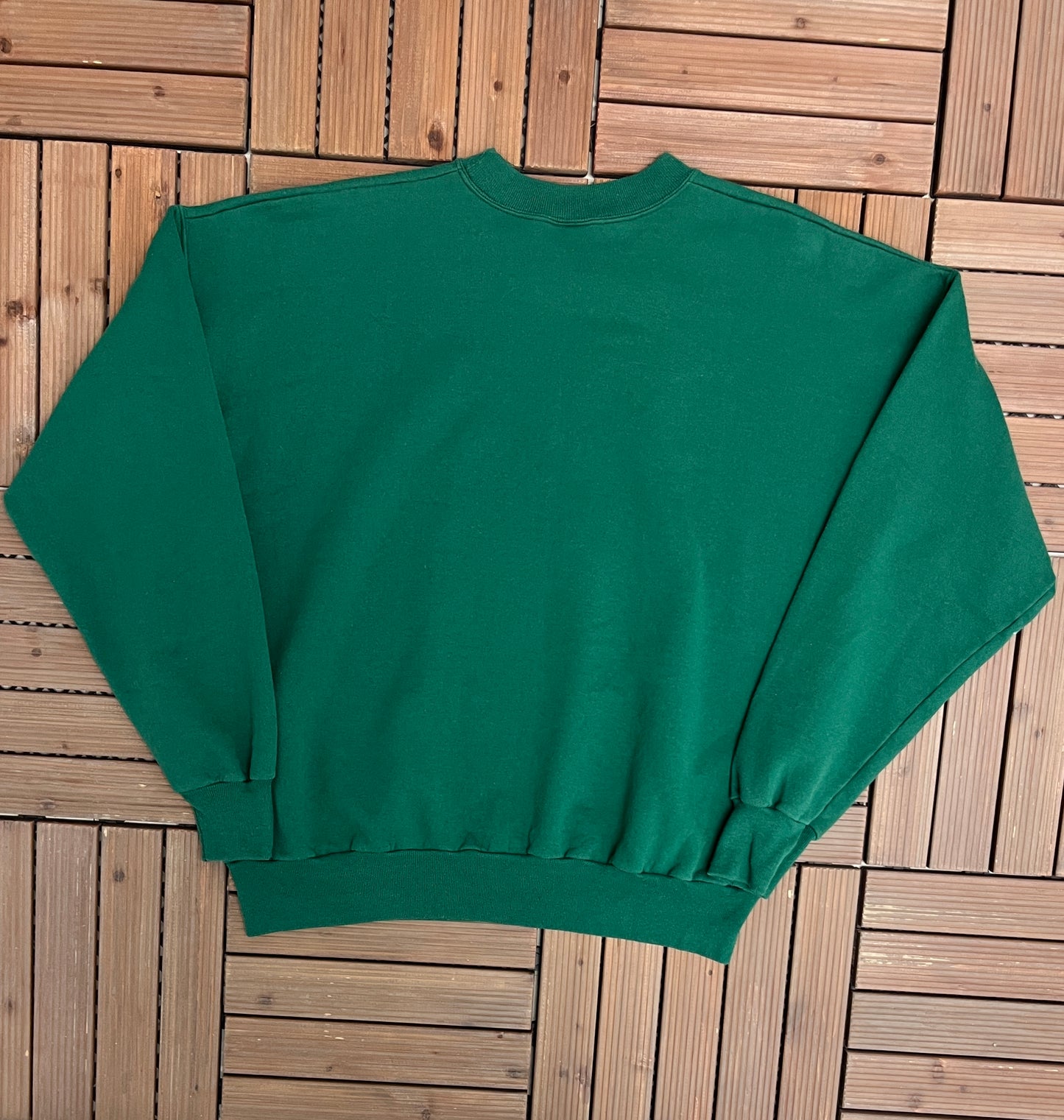 Royal Canadian Mounted Police Graphic Crewneck | Size X-Large | Vintage 1990s Promotional Green Sweater | Made in USA |Free Shipping to USA|