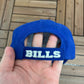 Buffalo Bills Embroidered Graphic Hat | Strap Back | Vintage 1990s NFL Football Blue Cap |
