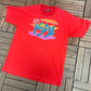 Desert Cactus Graphic Tee | Size X-Large | Vintage 1990s Single Stitch Red T-Shirt | Made in USA |