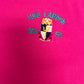 USS Laboon (DDG-58) Embroidered Graphic Tee | Size Large | Vintage 1990s Single Stitch Pink T-Shirt |