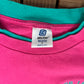 USS Laboon (DDG-58) Embroidered Graphic Tee | Size Large | Vintage 1990s Single Stitch Pink T-Shirt |