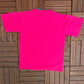 USS Laboon (DDG-58) Embroidered Graphic Tee | Size Large | Vintage 1990s Single Stitch Pink T-Shirt |