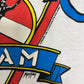 Upper Main Line Diving Team Graphic Tee | Size X-Large | Vintage 1980s Single Stitch White T-Shirt |