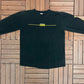 Pittsburgh Penguins Small Logo Graphic Tee | Size Large | Vintage 1990s NHL Hockey Black Long Sleeve T-Shirt | Free Shipping to USA |