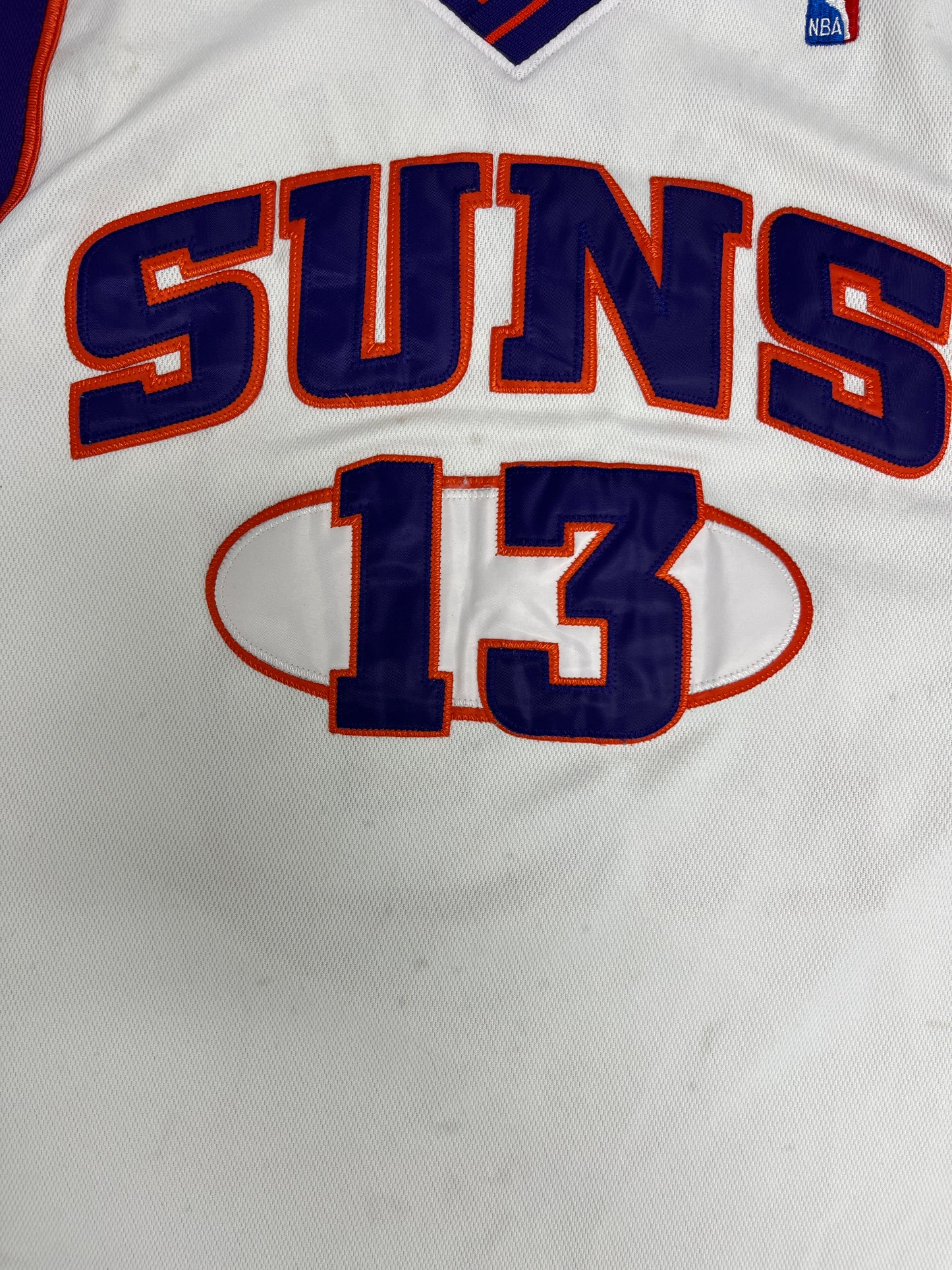 Phoenix Suns Steve Nash NBA Basketball Jersey | Size X-Large | Vintage 2000s Reebok White Jersey |