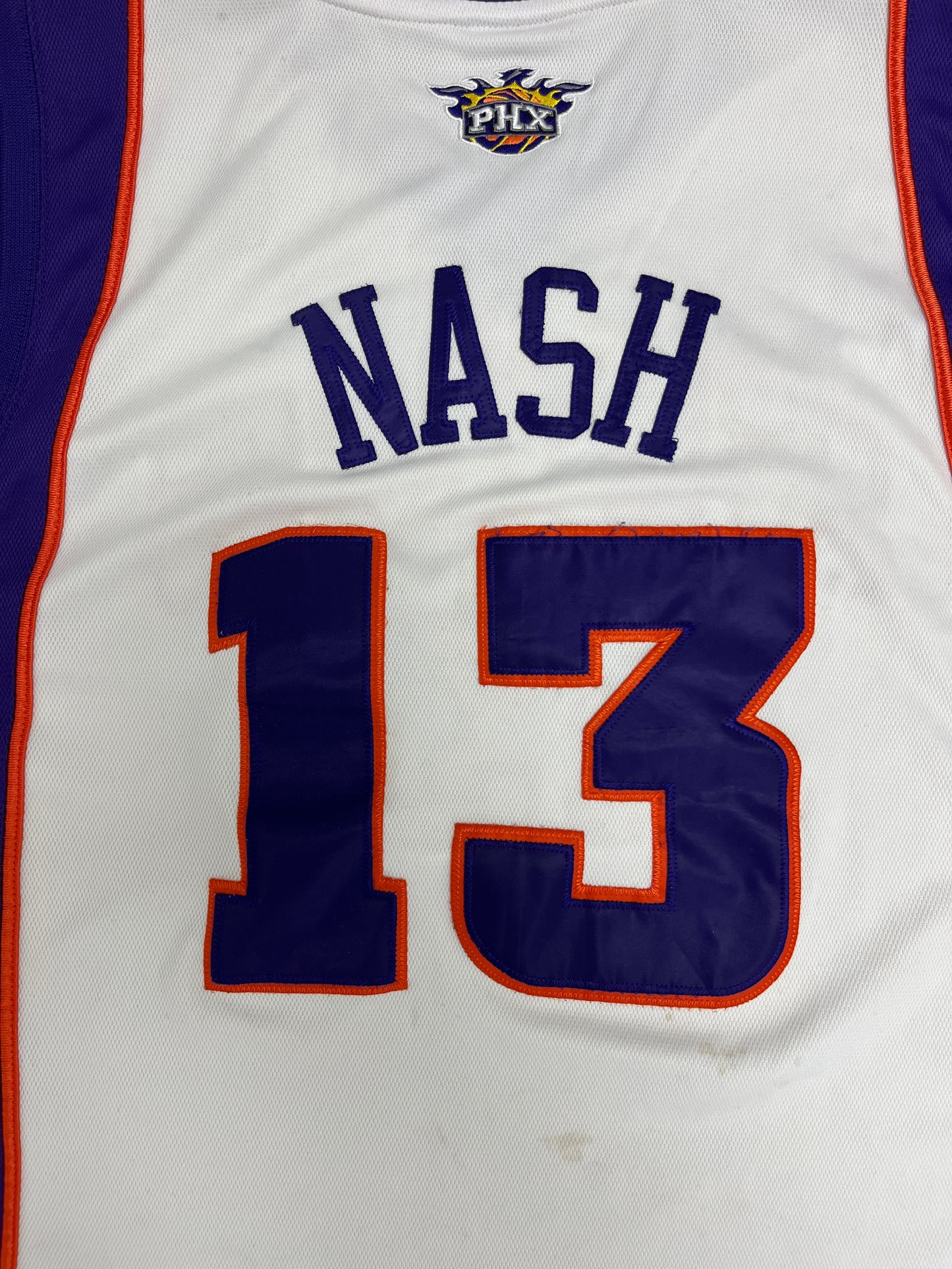 Phoenix Suns Steve Nash NBA Basketball Jersey | Size X-Large | Vintage 2000s Reebok White Jersey |