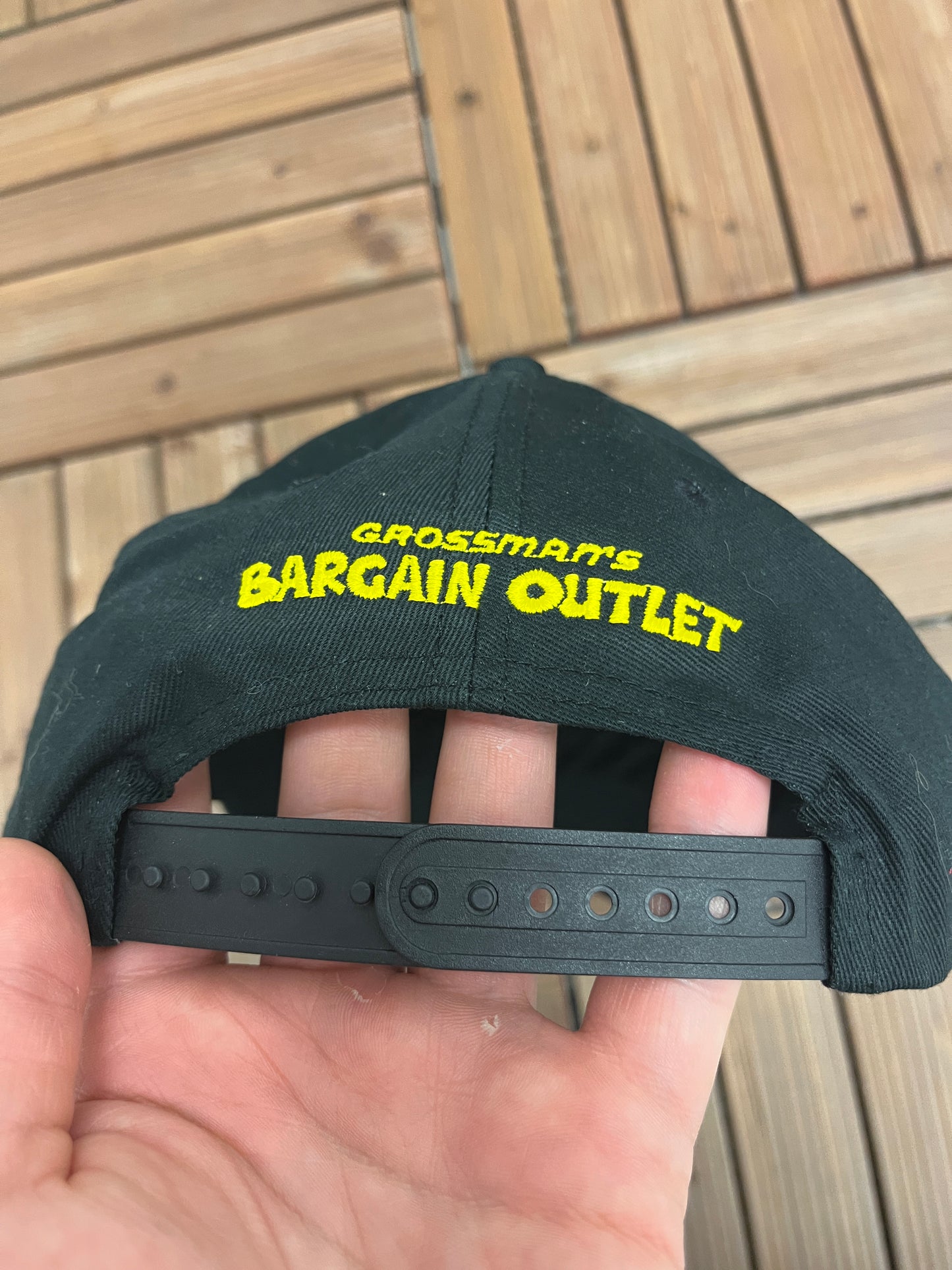 Dirt Cheap and Proud Of It! Graphic Hat | Snap Back | Vintage 2000s Grossman's Bargain Outlet Black Cap | Free Shipping to USA |