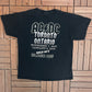 AC/DC Back In Canada Graphic Tee | Size Large | Vintage 2000s Rock Band Promotional Black T-Shirt |
