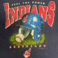 Cleveland Indians Helmet Graphic Tee | Size Large | Vintage 2000s MLB Baseball Blue T-Shirt | Free Shipping to USA |