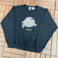 Planet Hollywood Reno Graphic Crewneck | Size Small | Vintage 1990s Tourist Promotional Black Sweater |