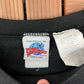 Planet Hollywood Reno Graphic Crewneck | Size Small | Vintage 1990s Tourist Promotional Black Sweater |
