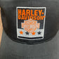 Harley Davidson Graphic Hat | Snap Back | Vintage 2000s Biker Motorcycle Black Cap |