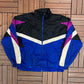 Atlanta Olympics 1996 Graphic Windbreaker | Size Medium | Vintage 1990s Promotional Black Windbreaker |