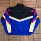 Atlanta Olympics 1996 Graphic Windbreaker | Size Medium | Vintage 1990s Promotional Black Windbreaker |