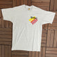 Millersville University Risk It Graphic Tee | Size Large | Vintage 1990s Single Stitch College Grey T-Shirt | Made in USA |