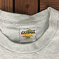 Millersville University Risk It Graphic Tee | Size Large | Vintage 1990s Single Stitch College Grey T-Shirt | Made in USA |