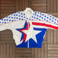 United States of America Speedo Graphic Windbreaker | Size Medium | Vintage 1990s Promotional White Windbreaker |