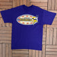 Minnesota Vikings Deadstock Graphic Tee | Size Large | Vintage 1990s NFL Football Purple T-Shirt | Free Shipping to USA |