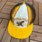 Valparaiso University Crusaders Graphic Hat | Snap Back Adjustable | Vintage 1990s College Trucker White Cap |