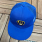 Milwaukee Brewers Embroidered Graphic Hat | Snap Back | Vintage 1990s MLB Baseball Trucker Blue Cap |