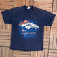 Denver Broncos Graphic Tee | Size Large | Vintage 2000s NFL Football T-Shirt |