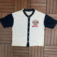 San Francisco 49ers Graphic Baseball Jersey | One Size Fits All | Vintage 1990s NFL Football Grey Jersey |