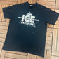 Labatt Ice Beer Graphic Tee | Size X-Large | Vintage 1990s Single Stitch Promotional Black T-Shirt |