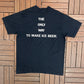 Labatt Ice Beer Graphic Tee | Size X-Large | Vintage 1990s Single Stitch Promotional Black T-Shirt |