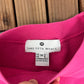 Saks Fifth Avenue Graphic Crewneck | Size Medium | Vintage 2000s Promotional Pink Sweater |