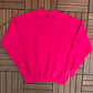 Sylvester Stitched Graphic Crewneck | Size X-Large | Vintage 1990s Pink Cartoon Promotional Sweater |