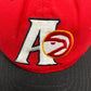 Atlanta Hawks Embroidered Graphic Hat | Snap Back | Vintage 1990s NBA Basketball Red Cap |