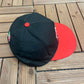 Italy Soccer Graphic Hat | Snap Back Adjustable | Vintage 1990s Soccer Football Black Cap |