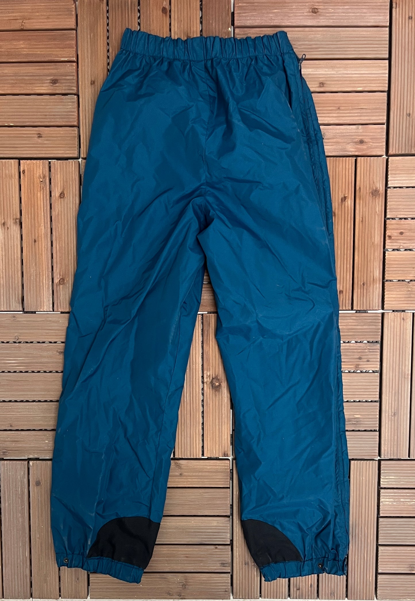 Columbia Sportswear Company Graphic Track Pants | Size Medium | Vintage 1990s Branded Teal Track Pants |