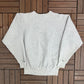 Boathouse Grille Graphic Crewneck | Size Medium | Vintage 1990s Promotional Grey Sweater |