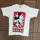 Mickey Mouse Graphic Tee | Size X-Large | Vintage 1990s Single Stitch Disney Cartoon White T-Shirt | Made in USA |