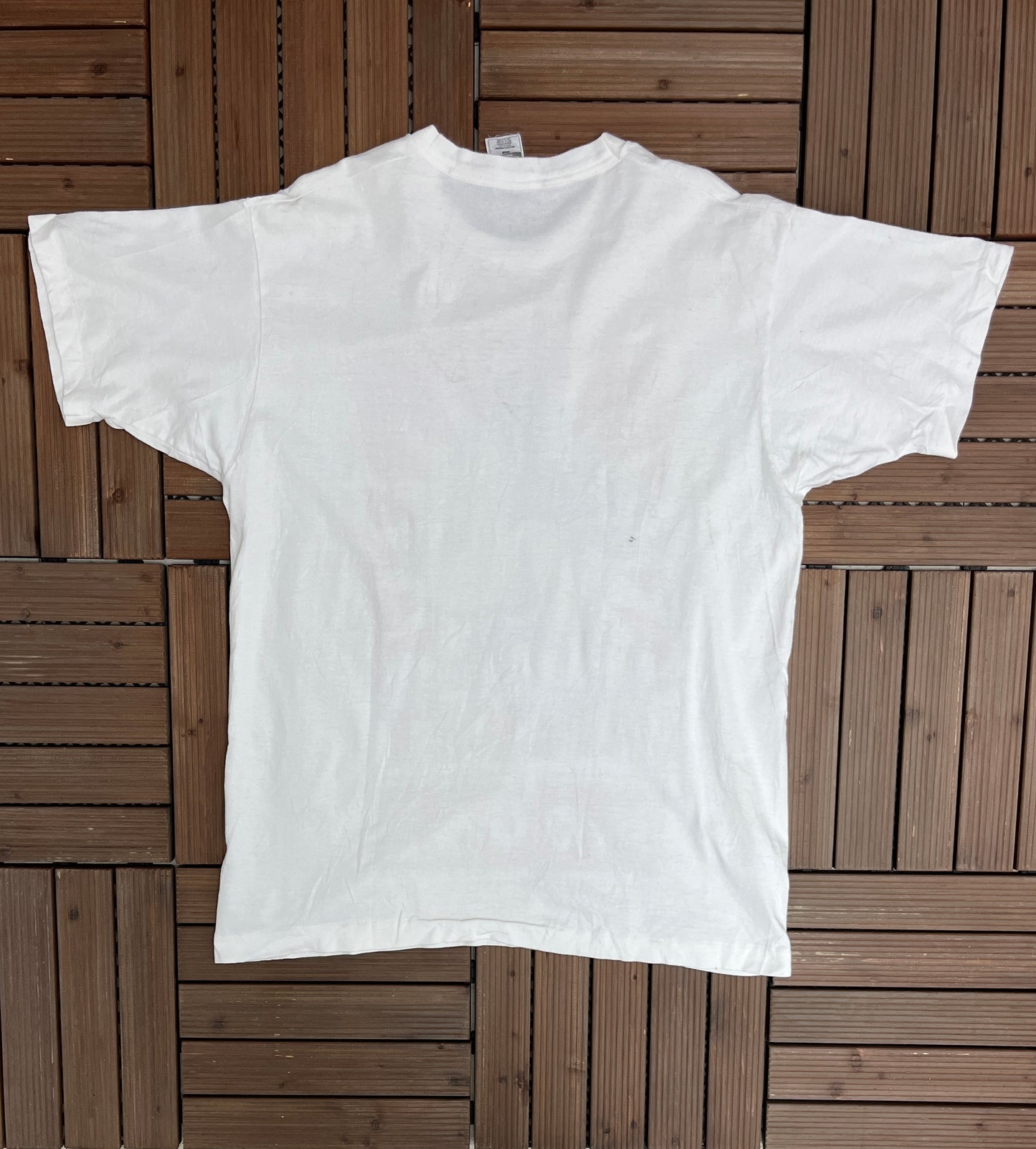 Mickey Mouse Graphic Tee | Size X-Large | Vintage 1990s Single Stitch Disney Cartoon White T-Shirt | Made in USA |