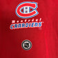 Montreal Canadiens Track Pants | Size Large | Vintage 1990s NHL Hockey Red Sweat Pants |